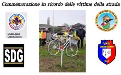 DOMENICA 17 NOVEMBRE: GIORNATA MONDIALE IN RICORDO DELLE VITTIME DELLA STRADA