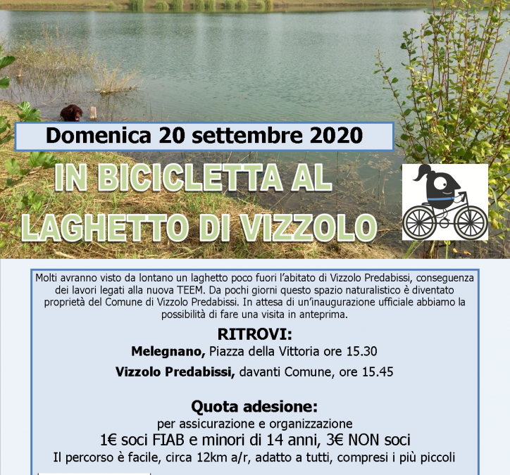 IN BICICLETTA AL LAGHETTO DI VIZZOLO
