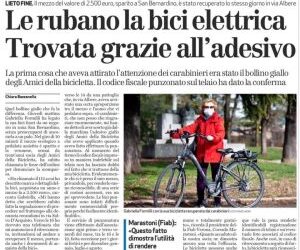 PUNZONATURA BICI PER IL CONTRASTO AI FURTI? FUNZIONA!