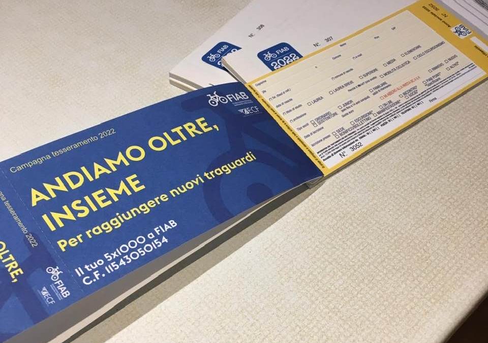 TESSERAMENTO 2022: ANDIAMO OLTRE, INSIEME