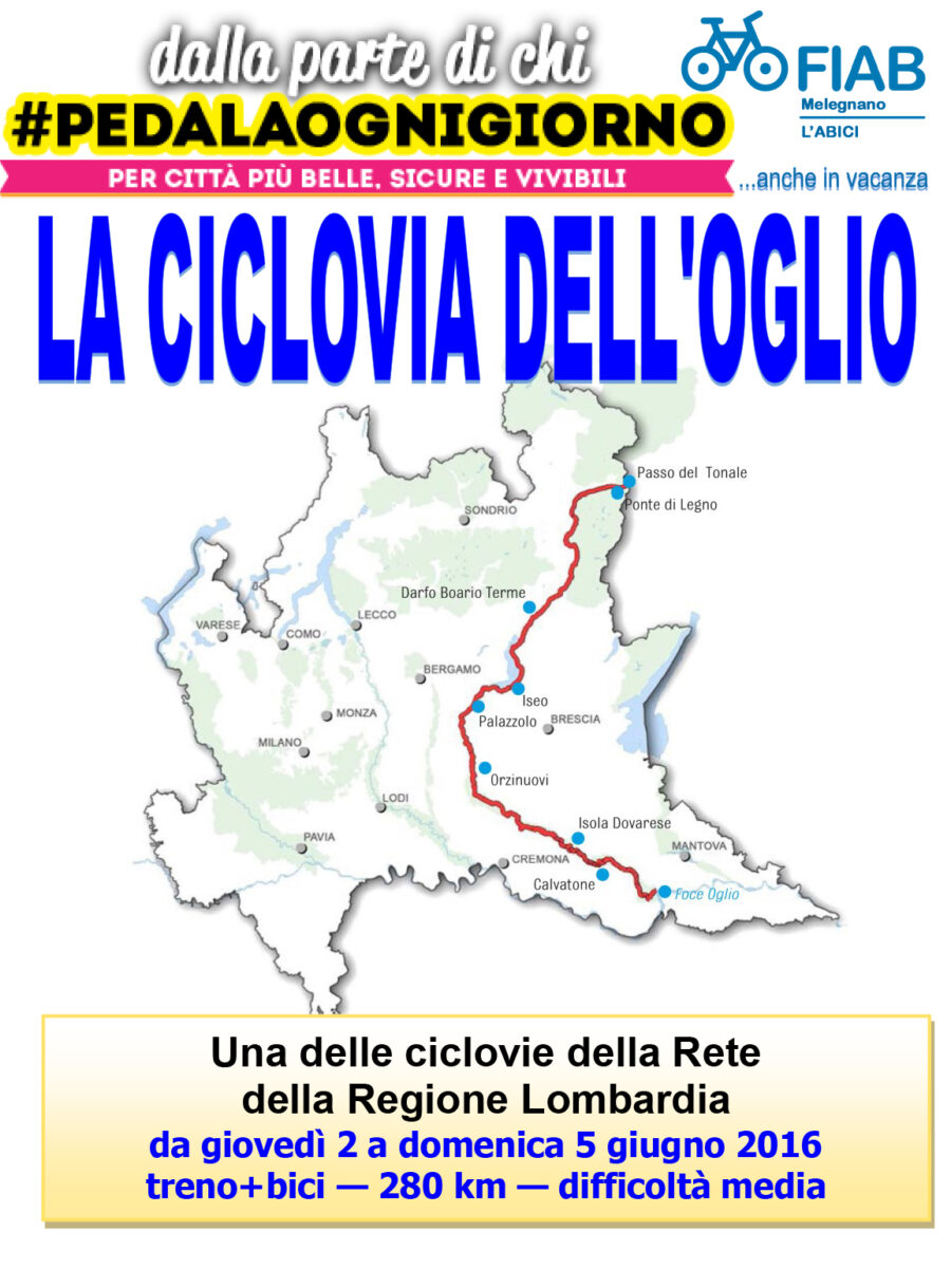 Ciclovacanze 2016 | Ciclovia dell'Oglio